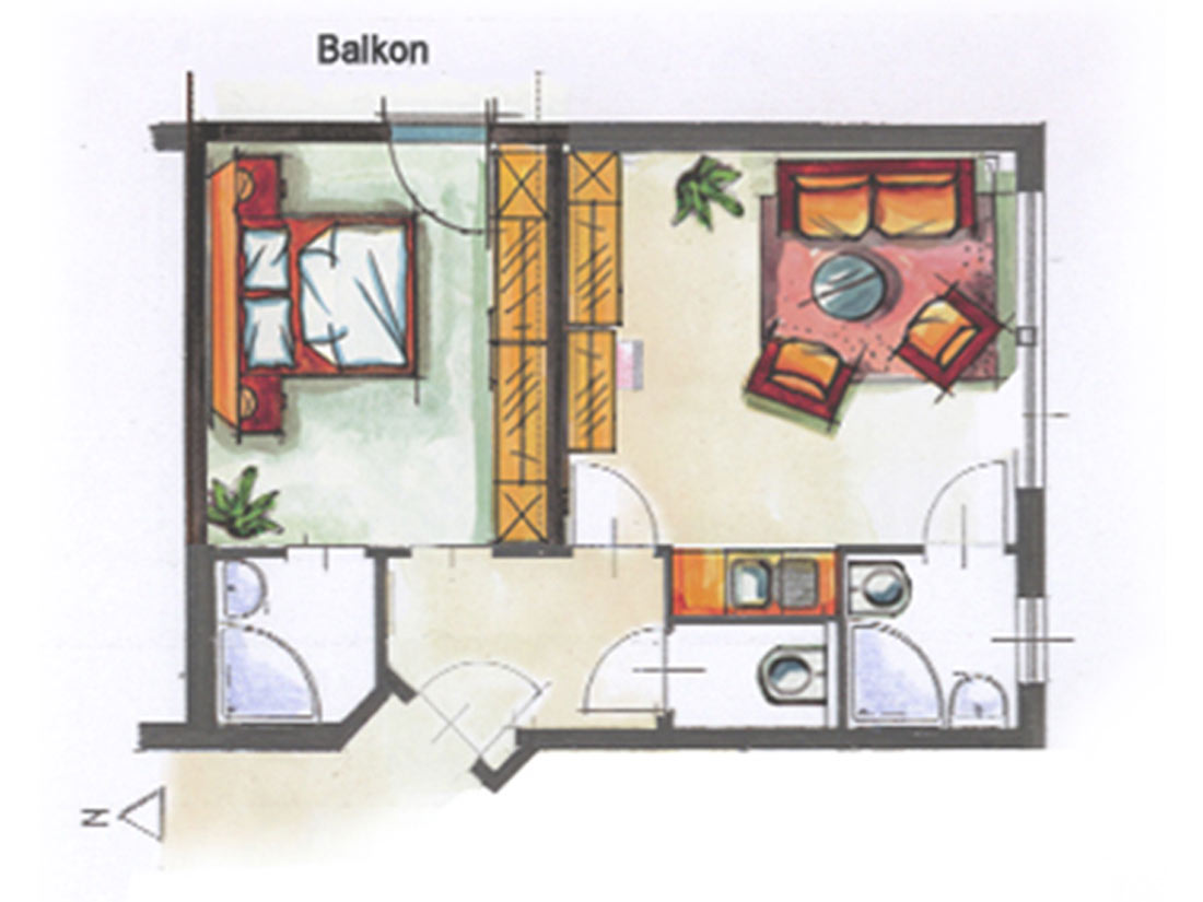 Appartementplan Planai